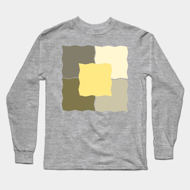 zig zag squares Long Sleeve T-Shirt by vixfx